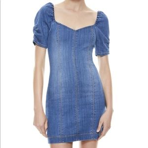 Alice + Olivia Mimi Puff Sleeve Mini Dress